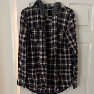 Quicksilver hooded jacket Brown/Navy